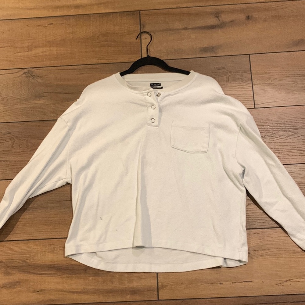 Urban Outfitters Fleece Henley Tee